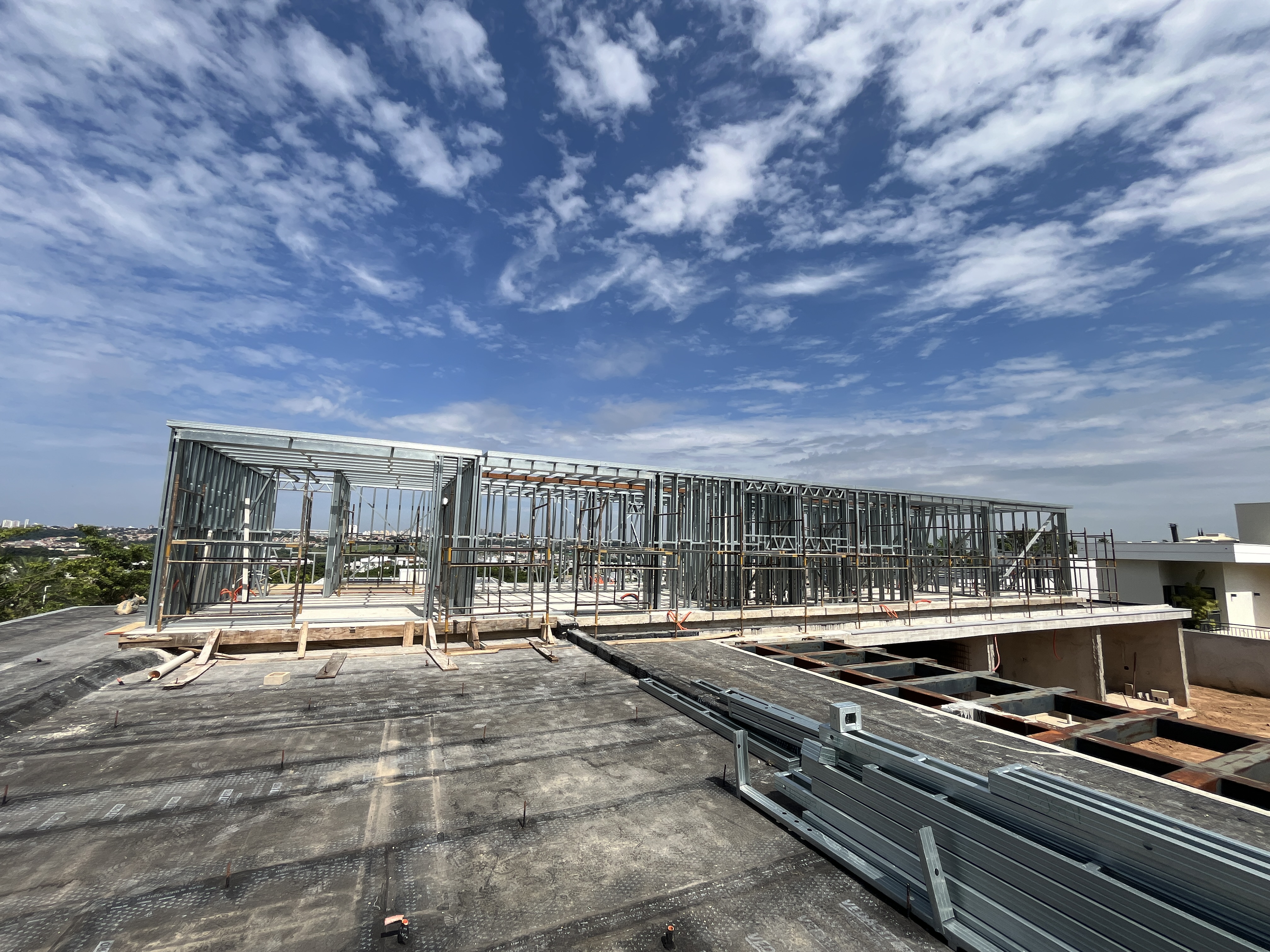 Ampliação com Steel Frame