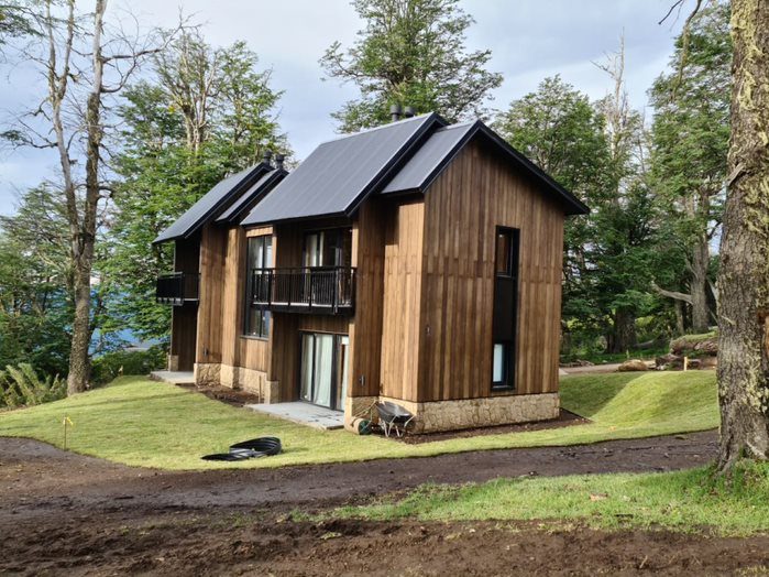 Casa em Steel Frame finalizada — Complejo El Refugio