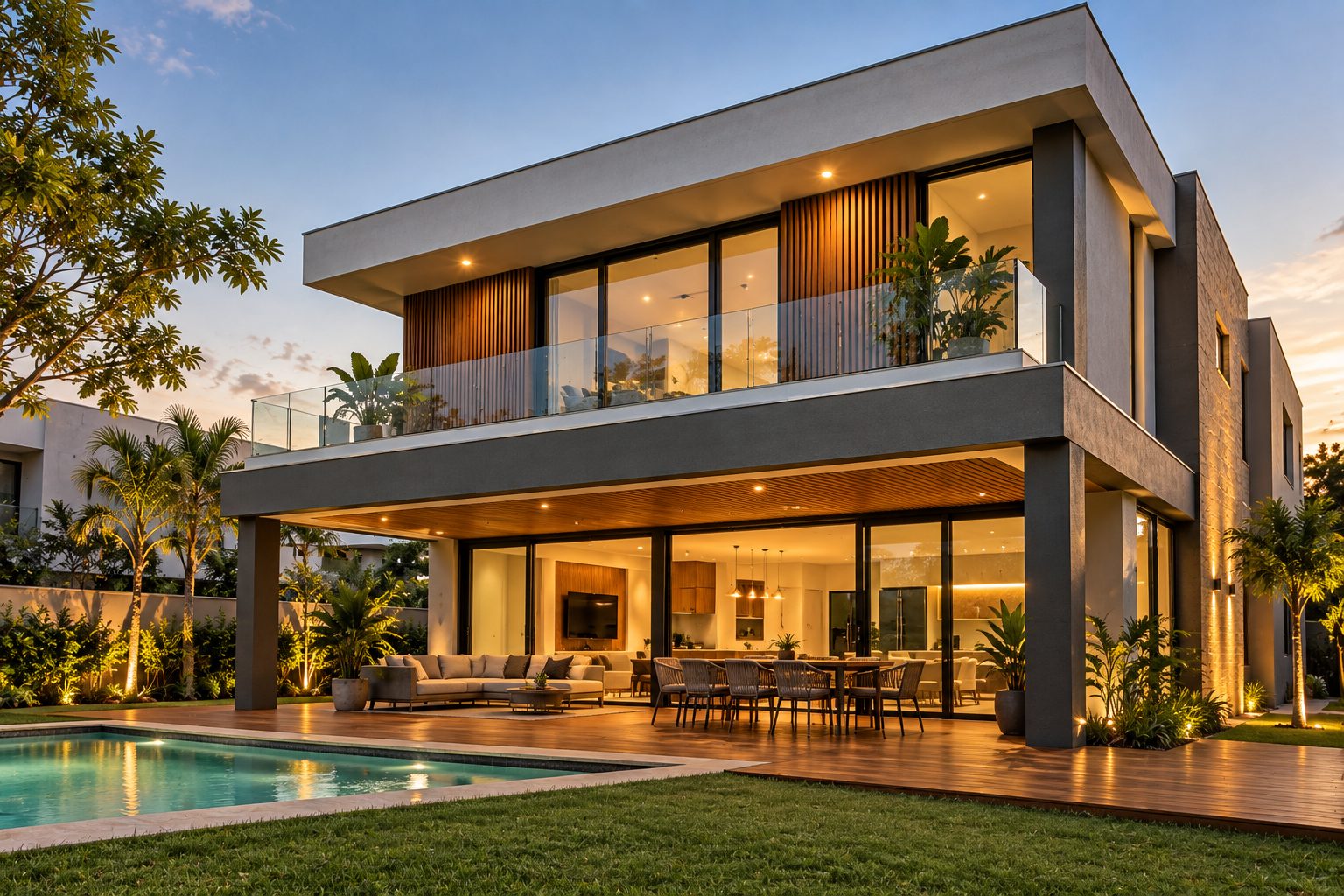 Casa residencial em Steel Frame finalizada — elegante e acessível com financiamento